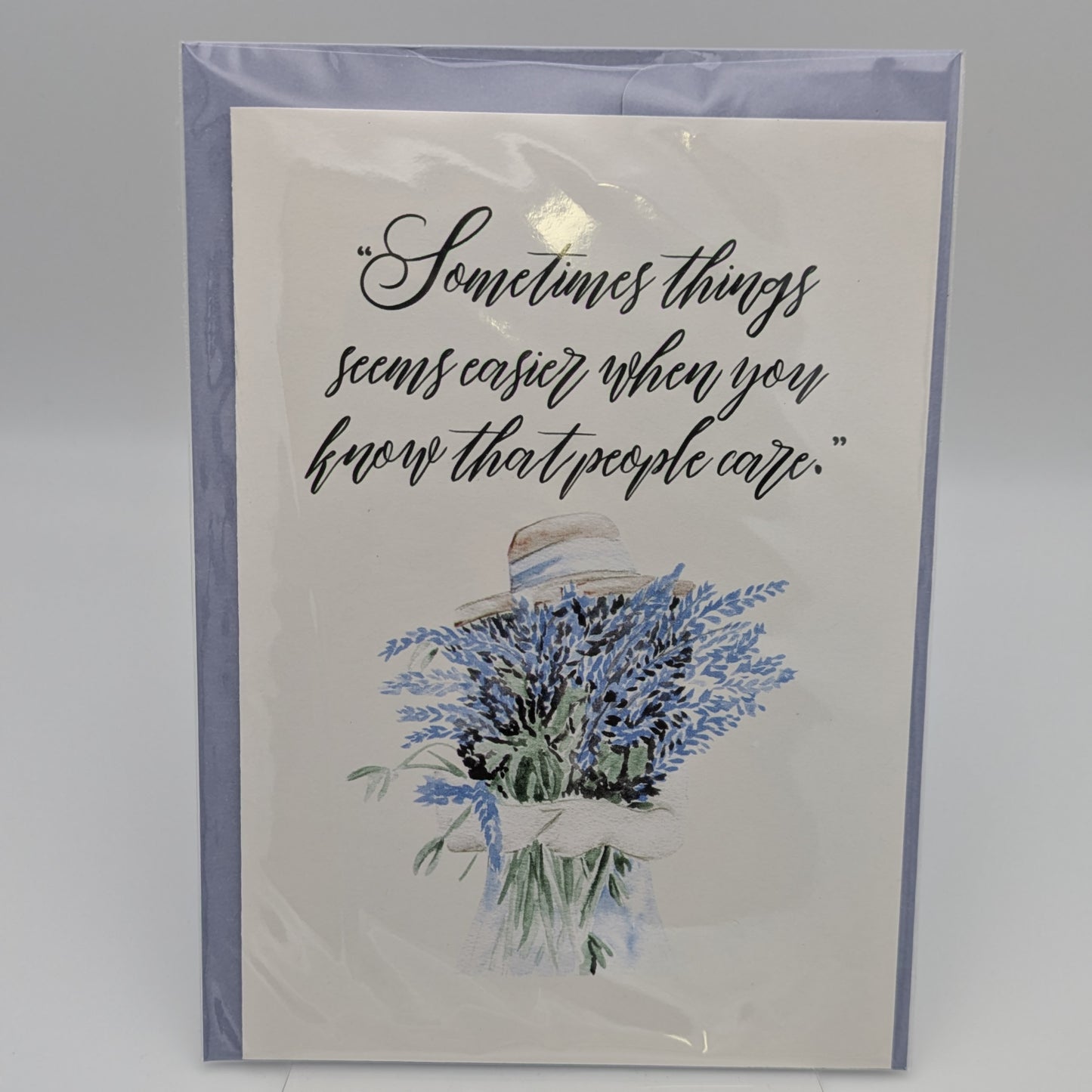 Faux Floral Market Cards