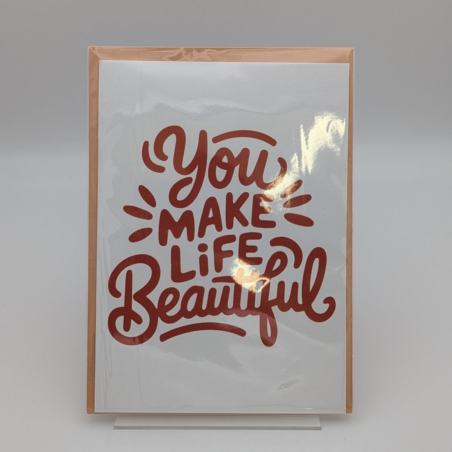 Faux Floral Market Cards