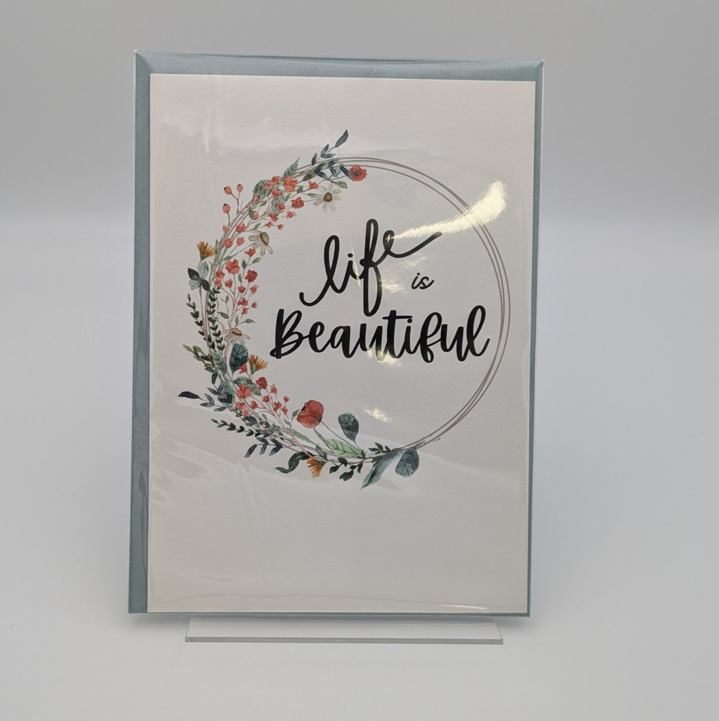 Faux Floral Market Cards