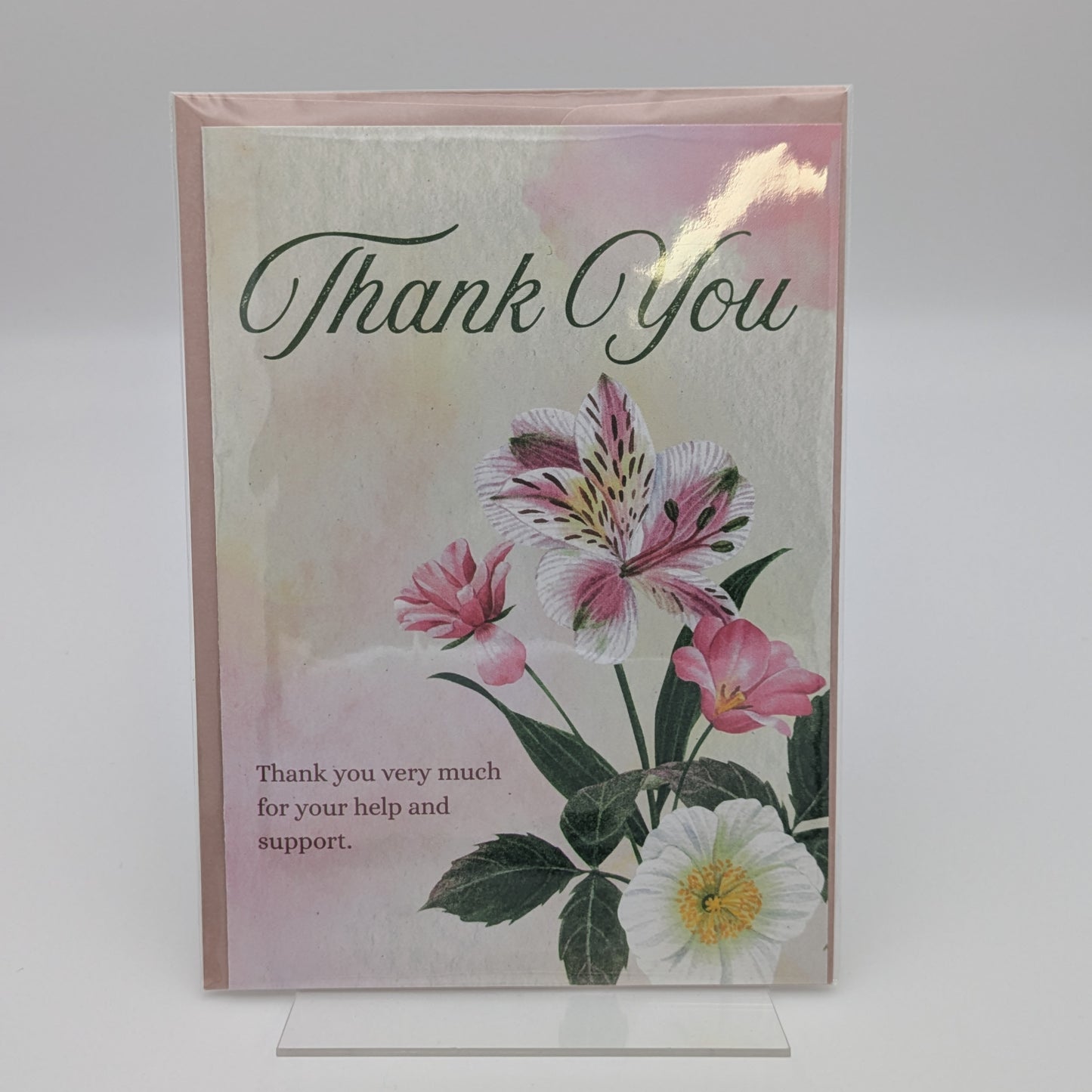 Faux Floral Market Cards