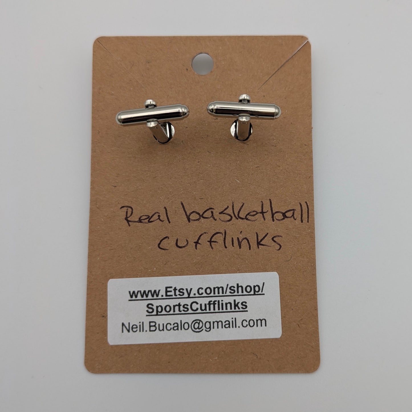 Sports Cufflinks- Basketball