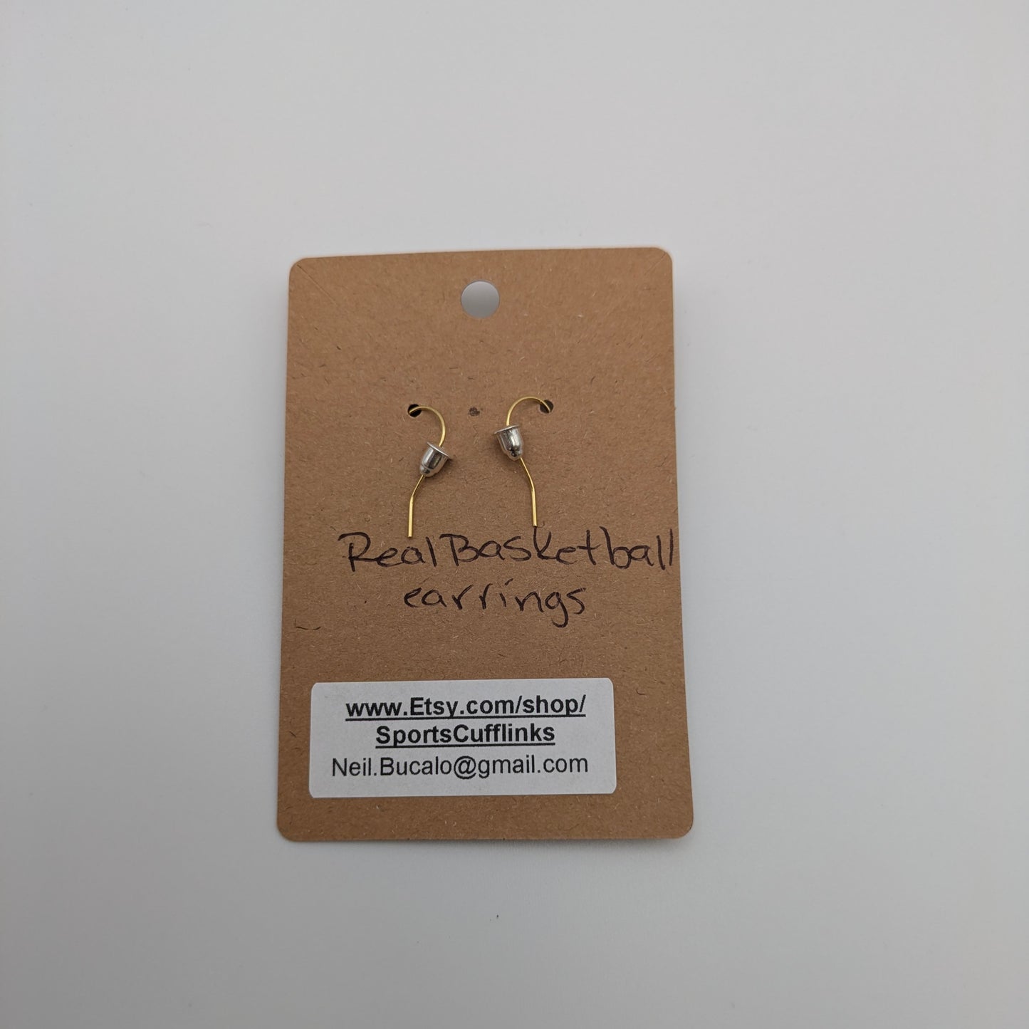 Sports Cufflinks- Basketball