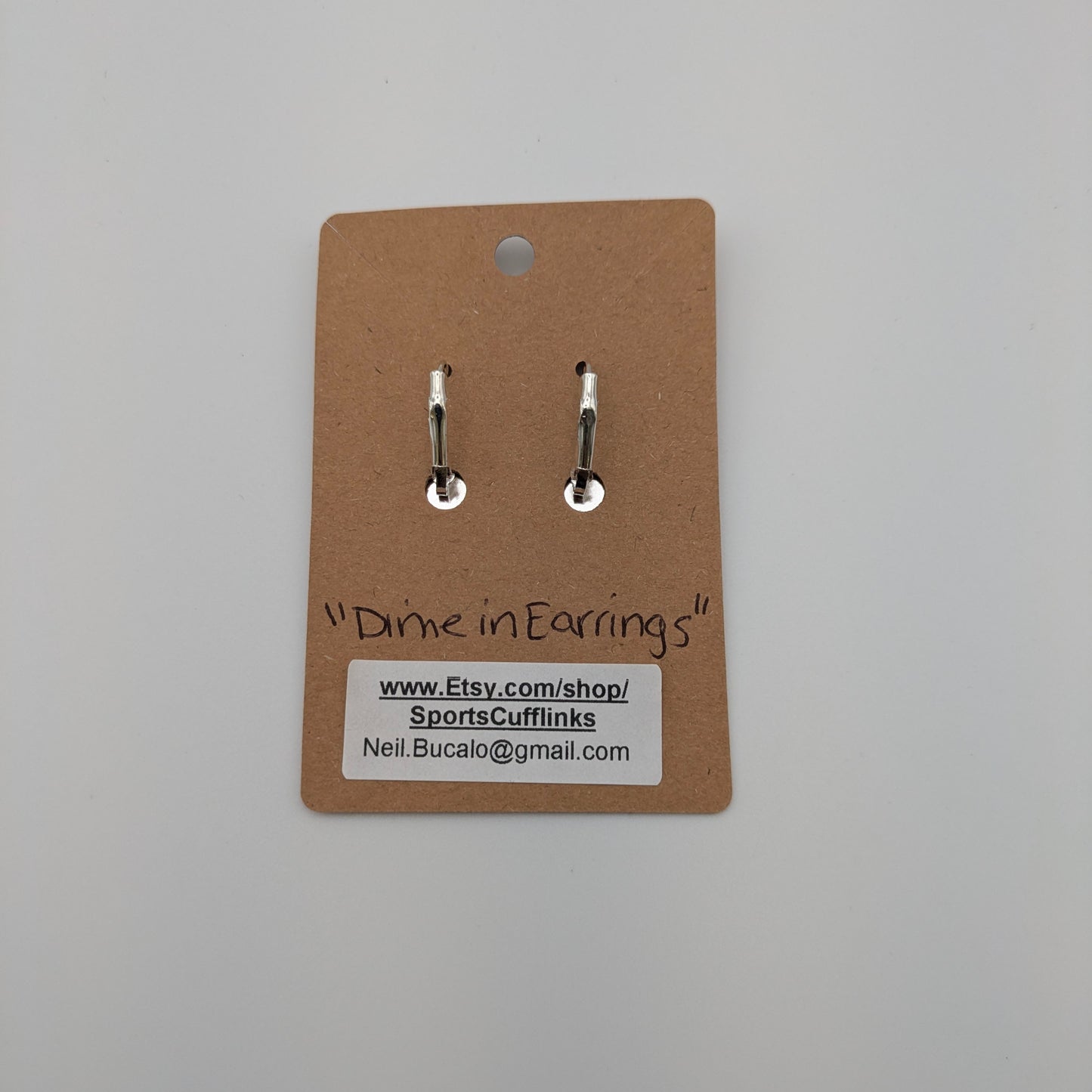 Sports Cufflinks- "Dime In" Jewelry